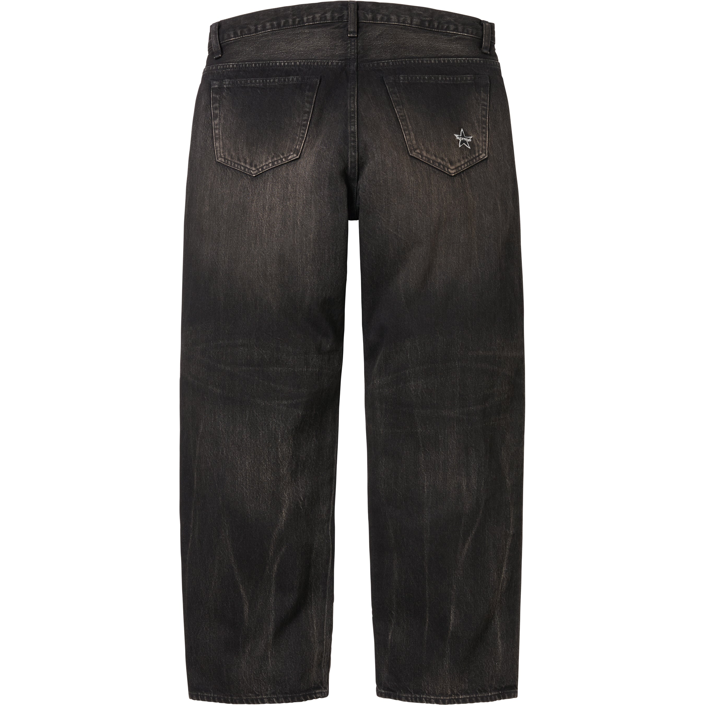 Distressed Loose Fit Selvedge Jean view 3